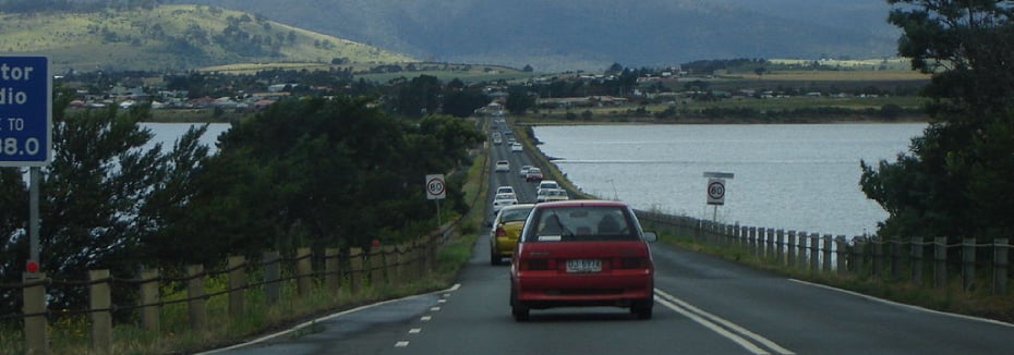 Sorell causeway (cr: Wikipedia)