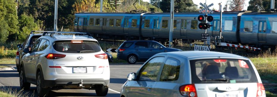 Station Street level crossing (cr: Level Crossing Removal Project)
