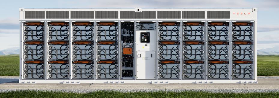 Battery Energy Storage System (cr: Tesla)