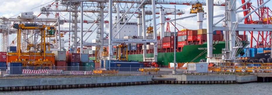 Swanson Dock West (cr: Port of Melbourne)