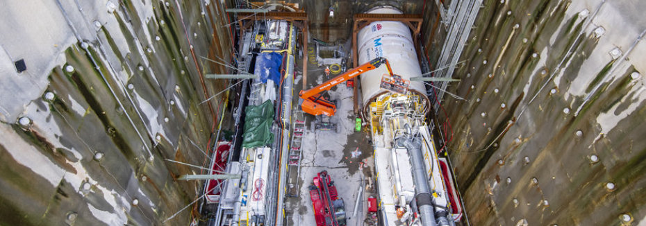 Tunnel boring machine (cr: Sydney Metro)