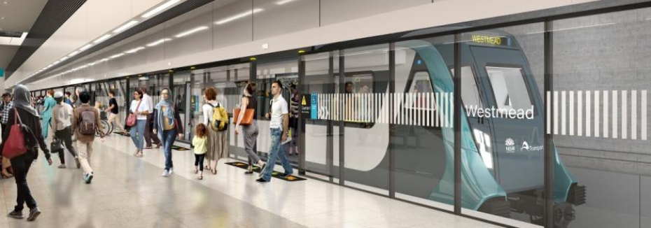 Artist impression of Westmead Station (cr: Sydney Metro)