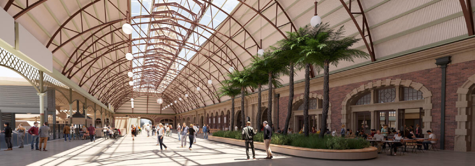 Artist impression of the Grand Concourse (cr: Transport for NSW)