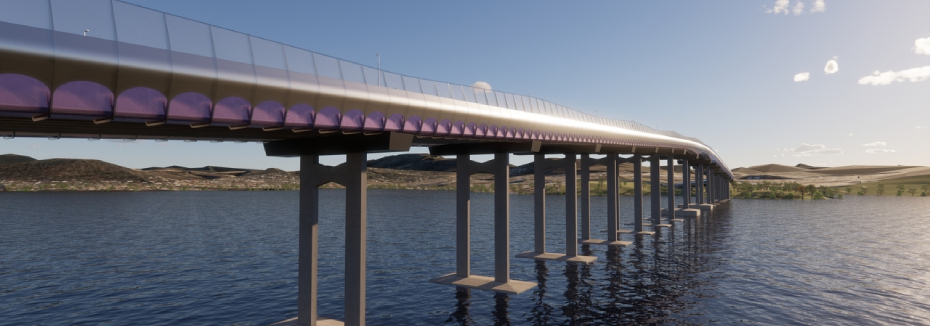 Artist impression of the Tasman Bridge upgrade (cr: State Growth TAS)