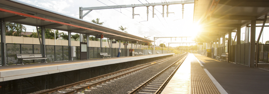 Train station (cr: Department of Transport and Main Roads)