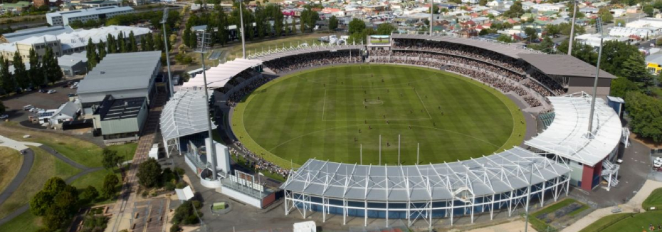 UTAS Stadium (cr: TAS Department of State Development)