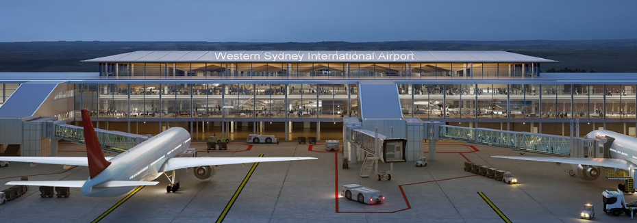 Airport terminal (cr: Western Sydney Airport)