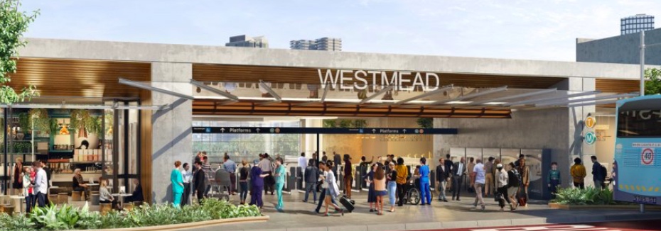 Westmead Station (cr: Sydney Metro)