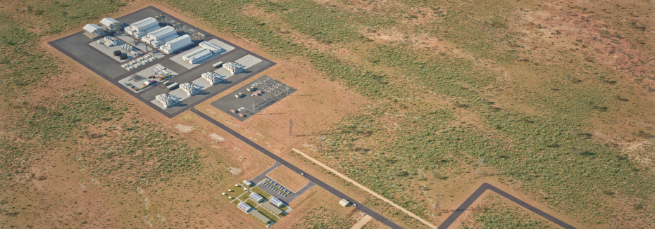 Aerial image of the Whyalla Hydrogen Project (cr: Government of South Australia)
