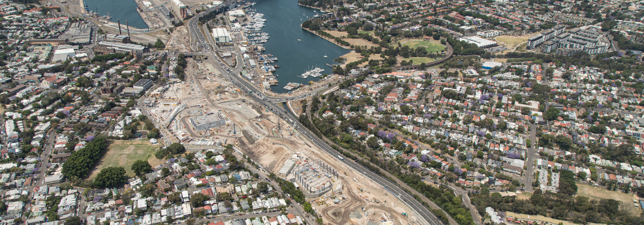 Rozelle Interchange (cr: CPB Contractors)