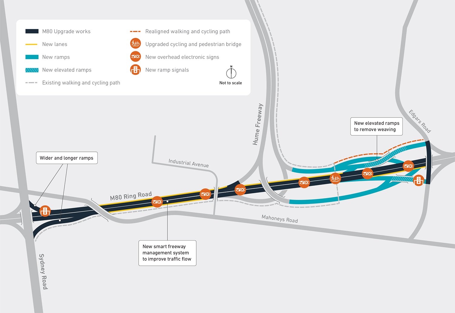 Early works begin on VIC M80 Ring Road & Monash Freeway upgrades