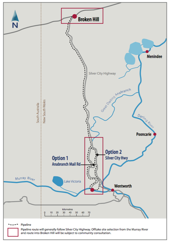 500m Broken Hill water pipeline given construction goahead