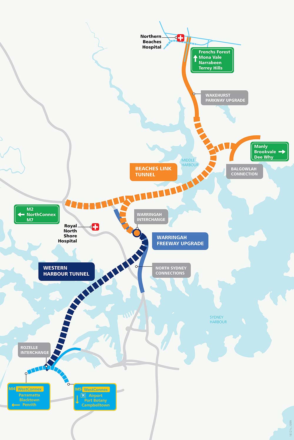 NSW Government reveals plan for Beaches Link and Western Harbour tunnels